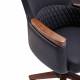 Кресло HAWASAN (ХАВАСАН) "Desire EX-771", мультиблок, дерево, натуральная кожа, черное, 532935. Фото товара с разных ракурсов.