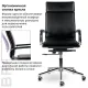 Кресло руководителя PREMIUM Kayman EX-532, экокожа, хром, черное. Фото товара с разных ракурсов.